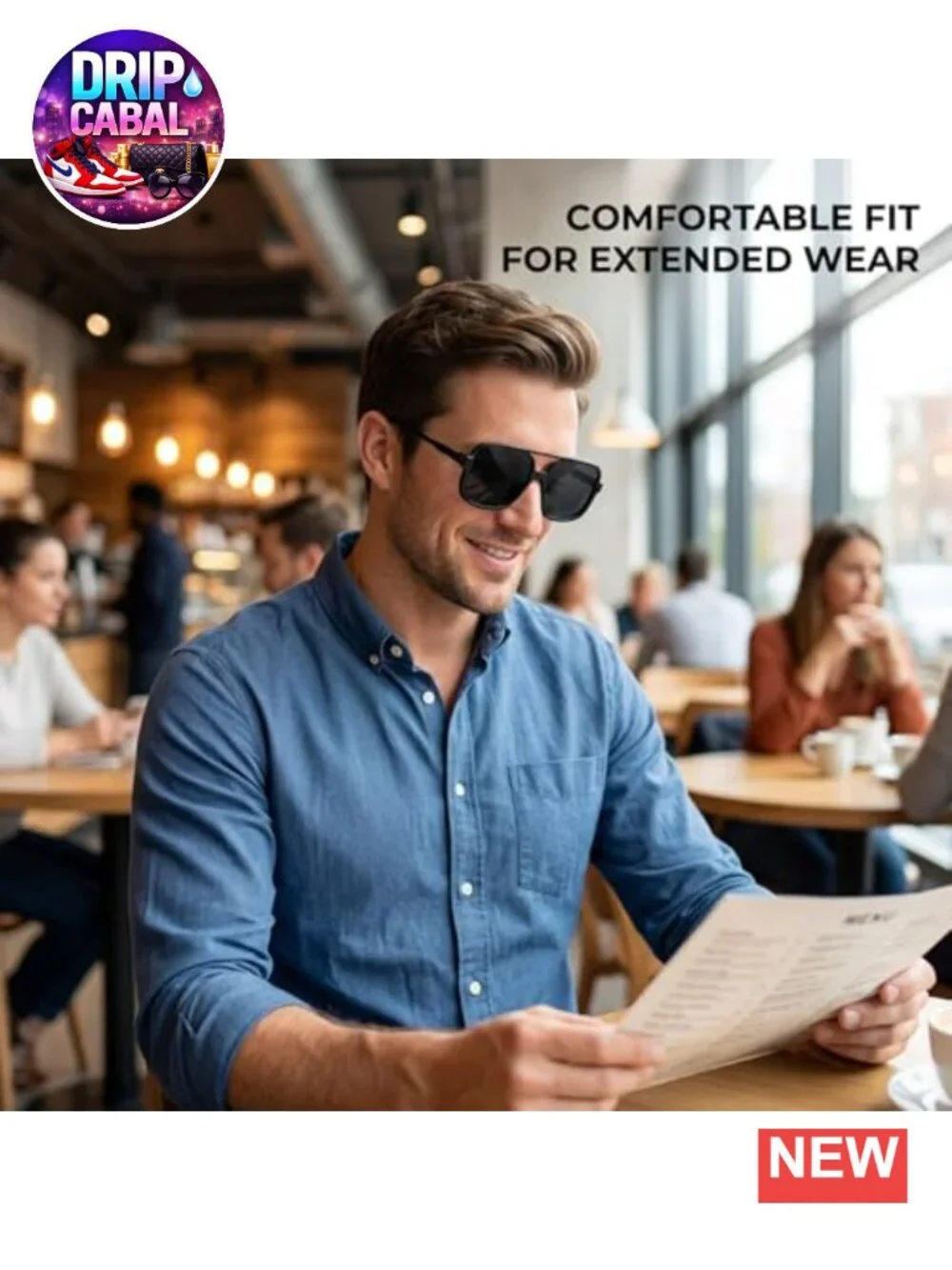 5 Pack Oversized Square Sunglasses Women UV Protection Lightweight Fashion